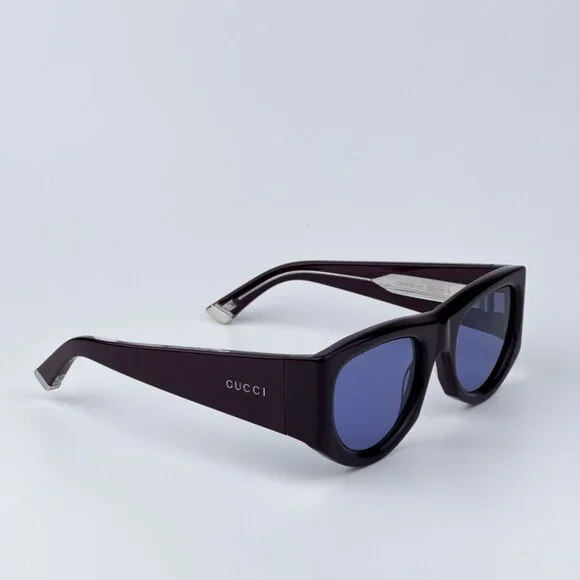 Gucci Women BRAND NEW Sunglasses Violet Rectangular GG1917S 010